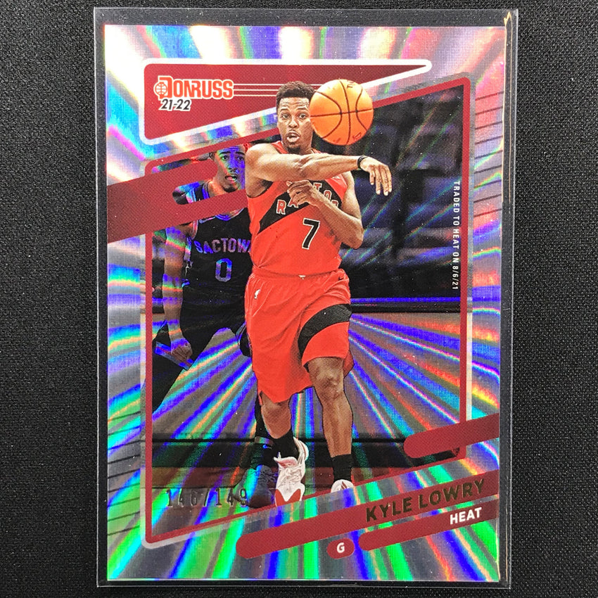 2021-22 Donruss Kyle Lowry Holo Laser /149