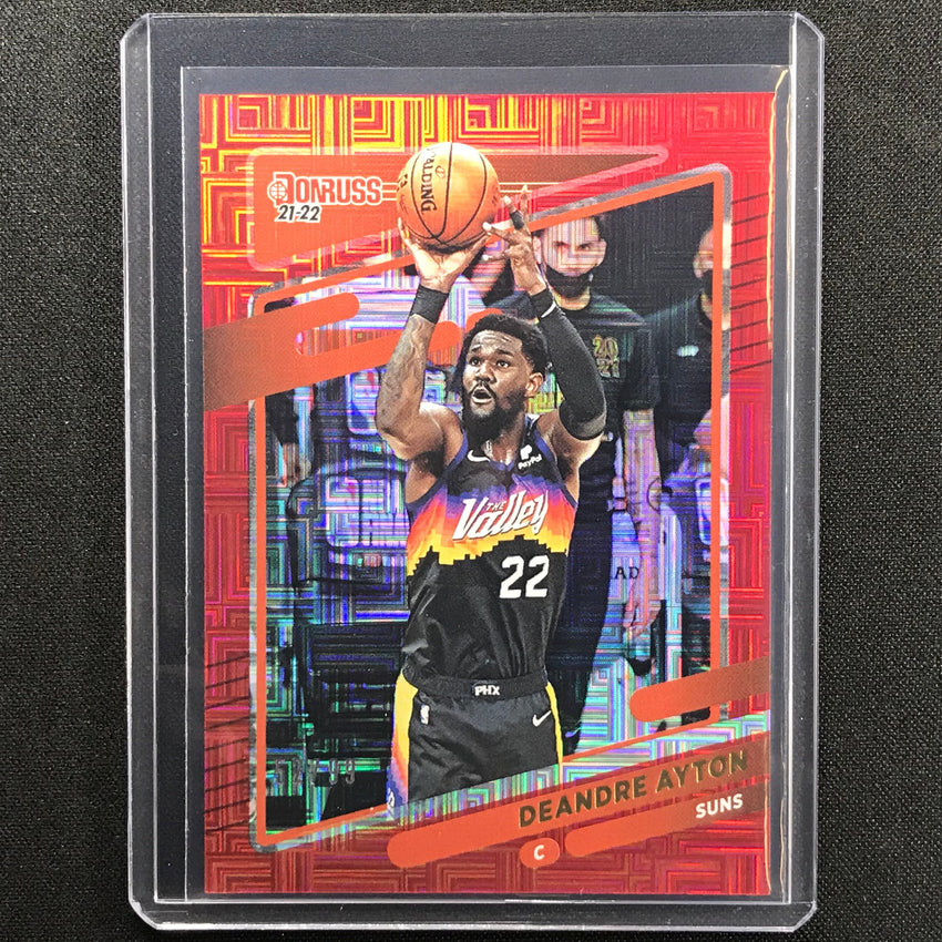 2021-22 Donruss Deandre Ayton Choice Red 52/99