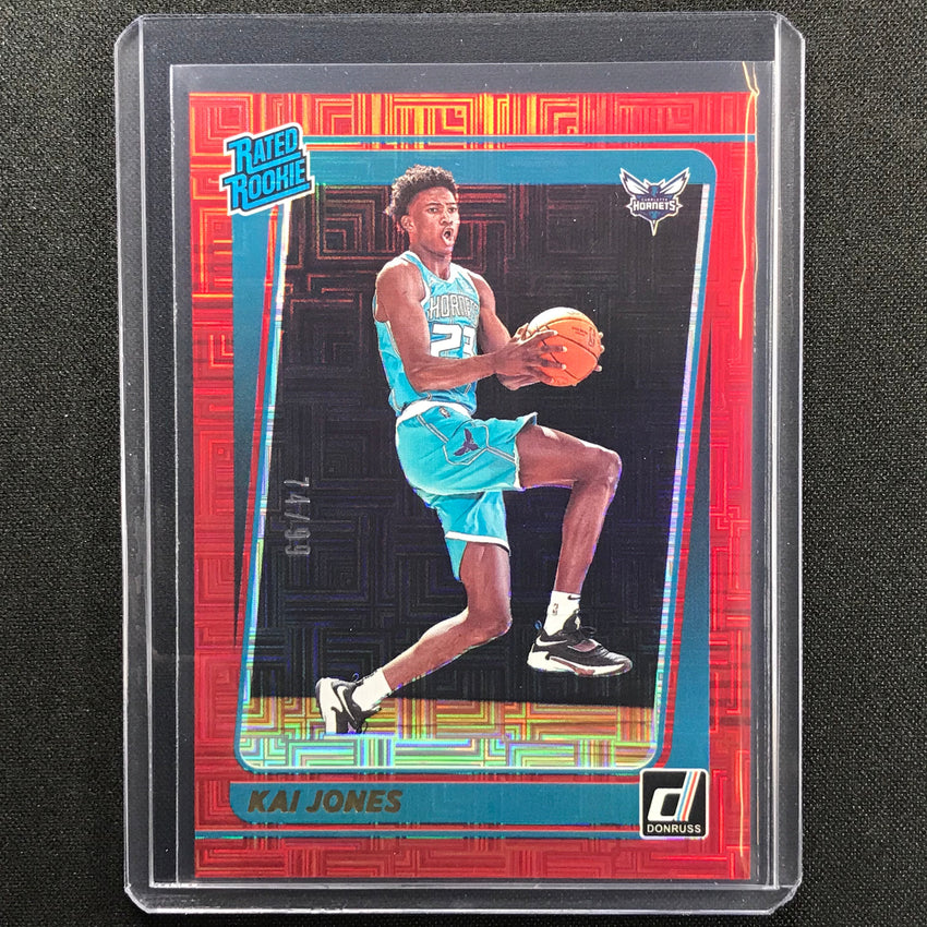 2021-22 Donruss Kai Jones Choice Rated Rookie Red 74/99