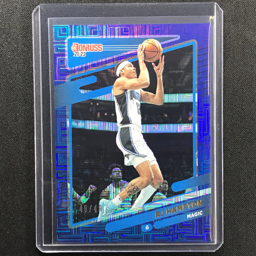 2021-22 Donruss Rj Hampton Choice Blue 49/49