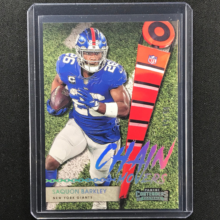 2021 Contenders Saquon Barkley Chain Movers Silver 85/99
