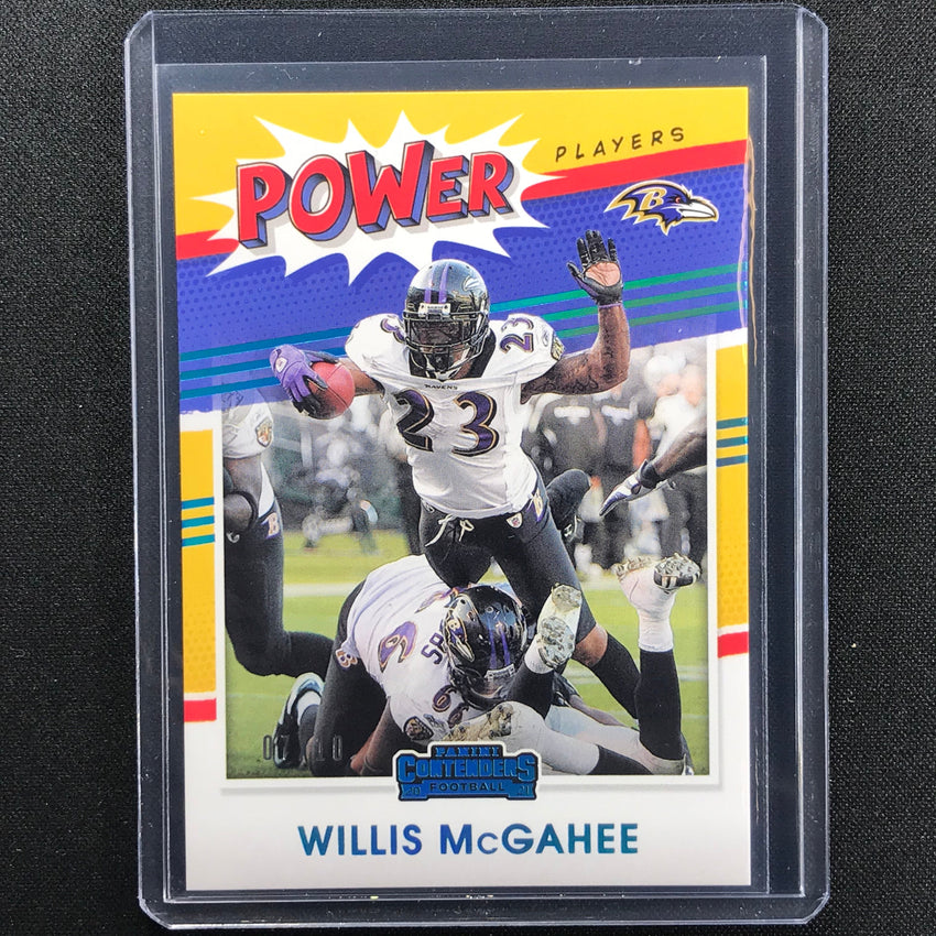 2021 Contenders Willis Mcgahee Power Players Platinum 7/10