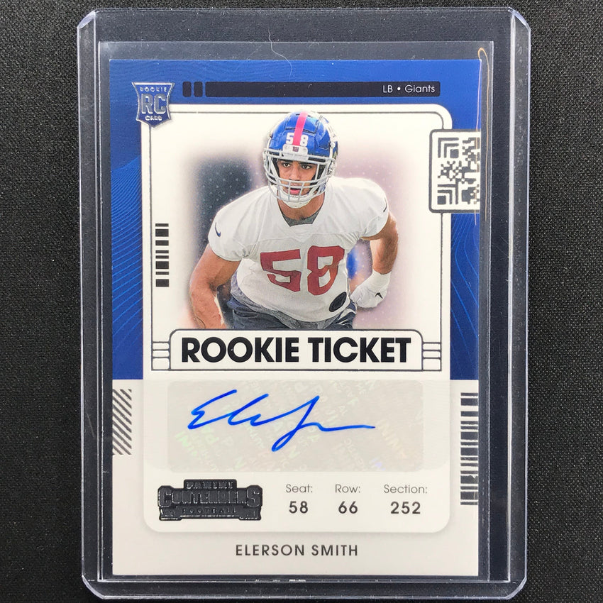 2021 Contenders ELERSON SMITH Rookie Ticket Auto #266