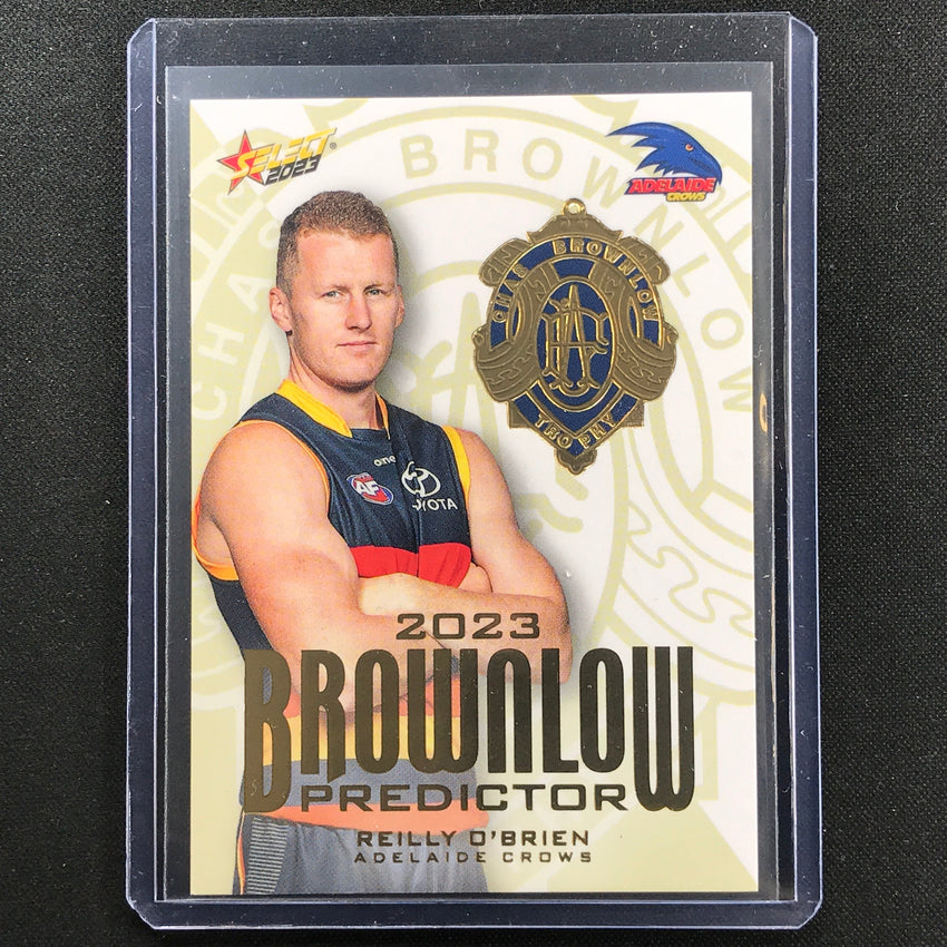 2023 Footy Stars Reilly Obrien Brownlow Predictor Gold 73/260