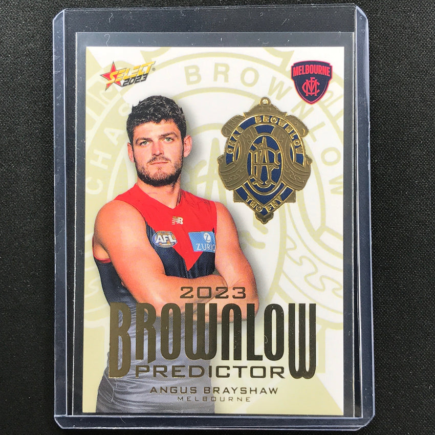 2023 Footy Stars Angus Brayshaw Brownlow Predictor Gold 25/260