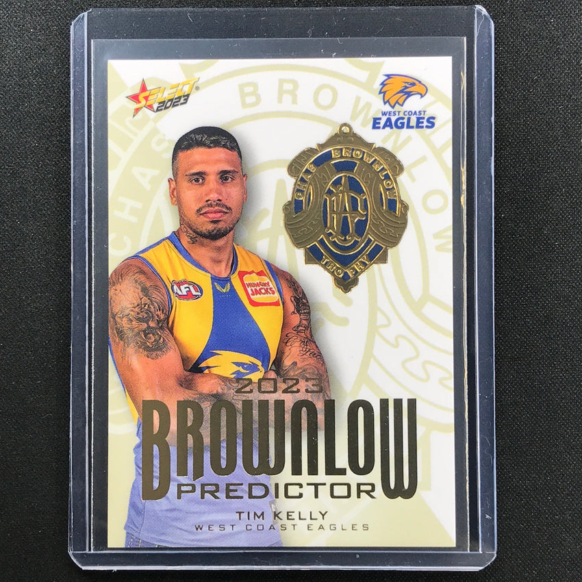 2023 Footy Stars Tim Kelly Brownlow Predictor Gold 20/260