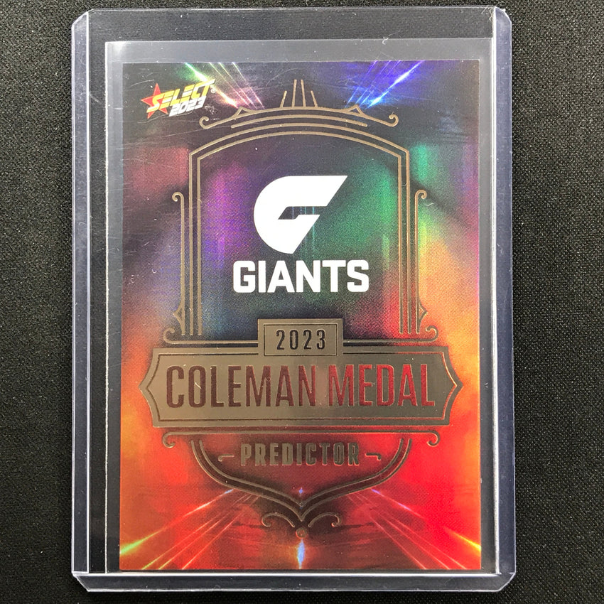 2023 Footy Stars Gws Giants Coleman Predictor Gold 21/260