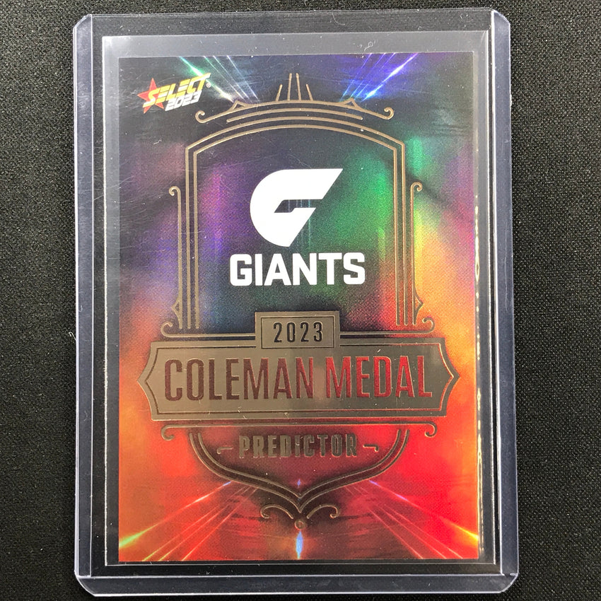 2023 Footy Stars Gws Giants Coleman Predictor Gold 200/260