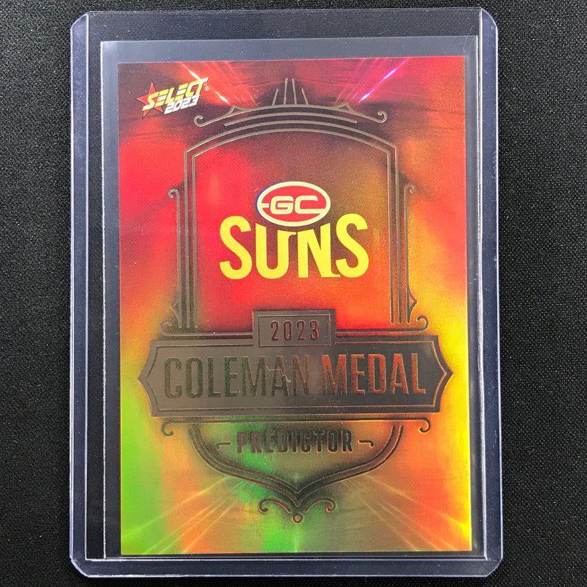 2023 Footy Stars Gold Coast Suns Coleman Predictor Gold 158/260