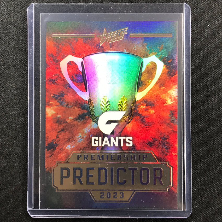 2023 Footy Stars Gws Giants Premiership Predictor Gold 122/260