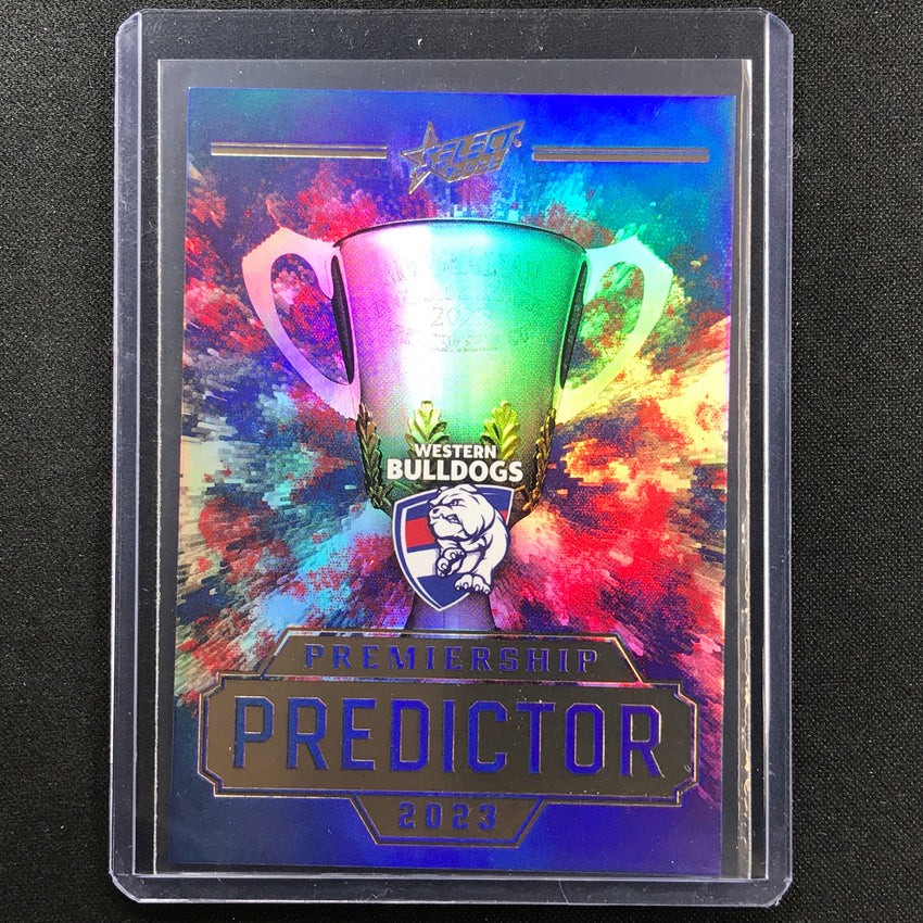 2023 Footy Stars Western Bulldogs Premiership Predictor Gold 113/260