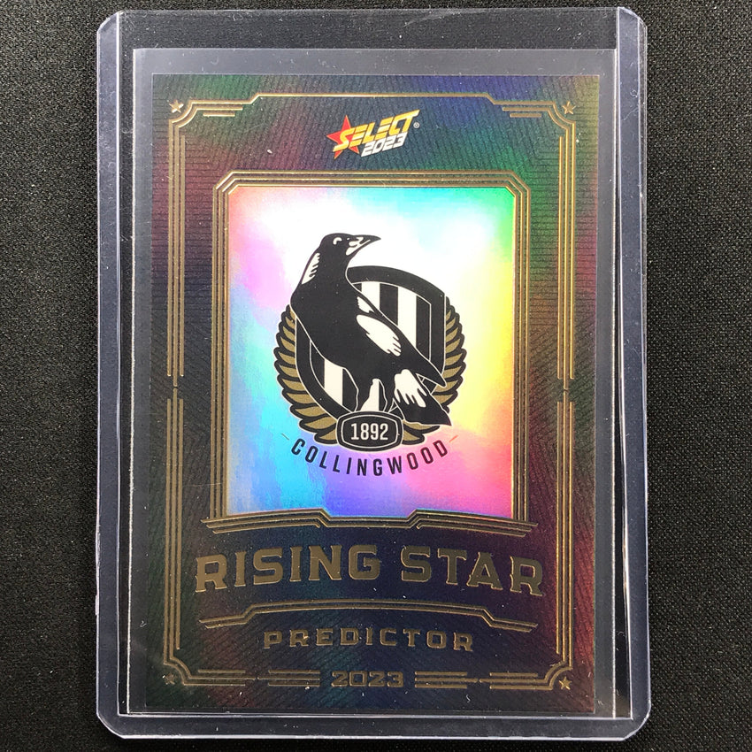 2023 Footy Stars Collingwood Rising Star Predictor Gold 148/260