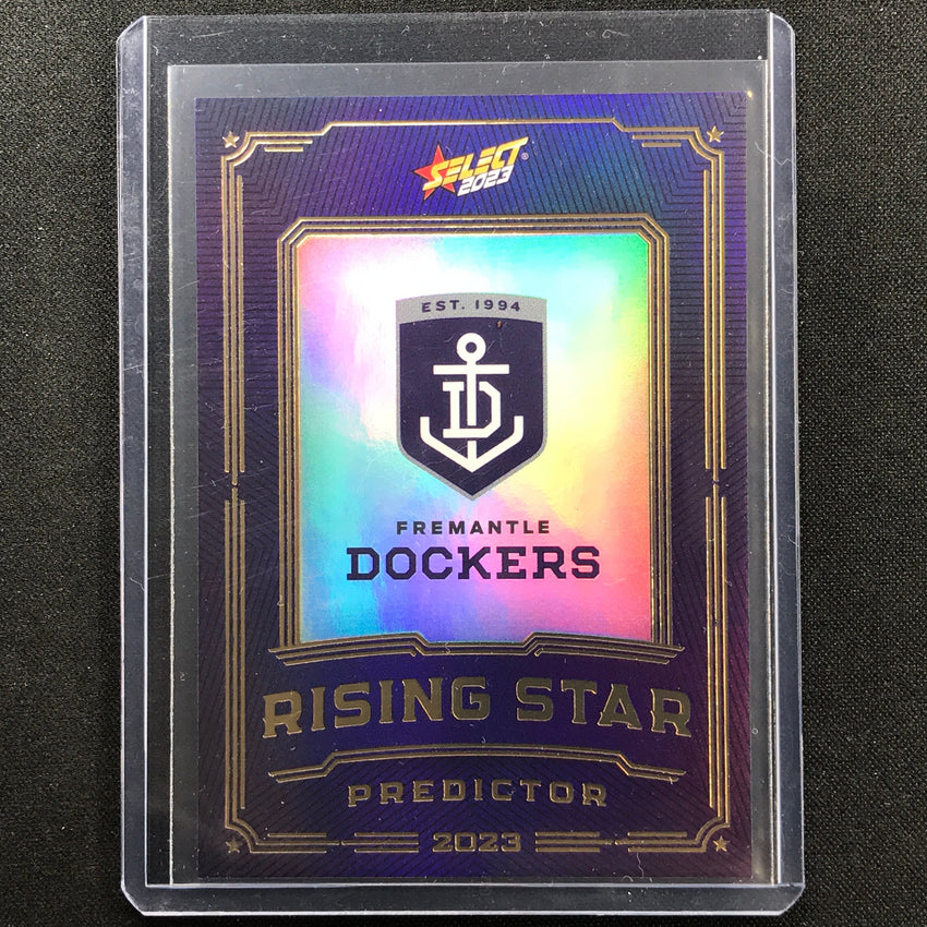 2023 Footy Stars Fremantle Dockers Rising Star Predictor Gold 136/260