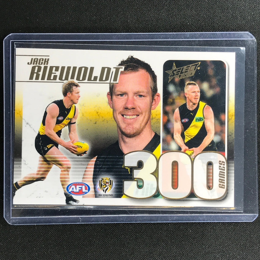 2023 Footy Stars Jack Riewoldt 300 Game Case Card No 242