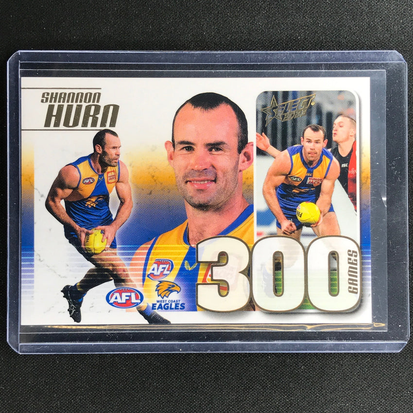2023 Footy Stars Shannon Hurn 300 Game Case Card No 045