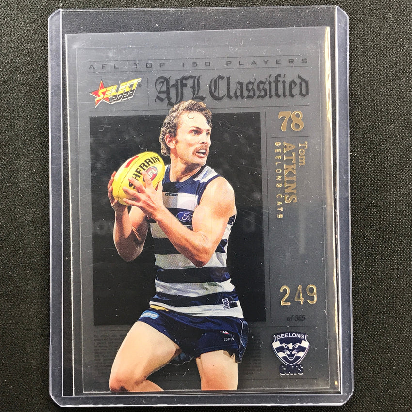 2023 Footy Stars Tom Atkins Afl Classified No 78 249/365