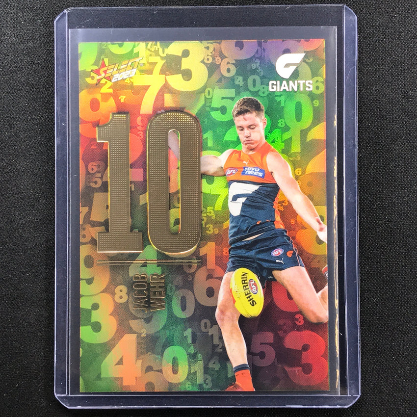 2023 Footy Stars Jacob Wehr Numbers 192/255