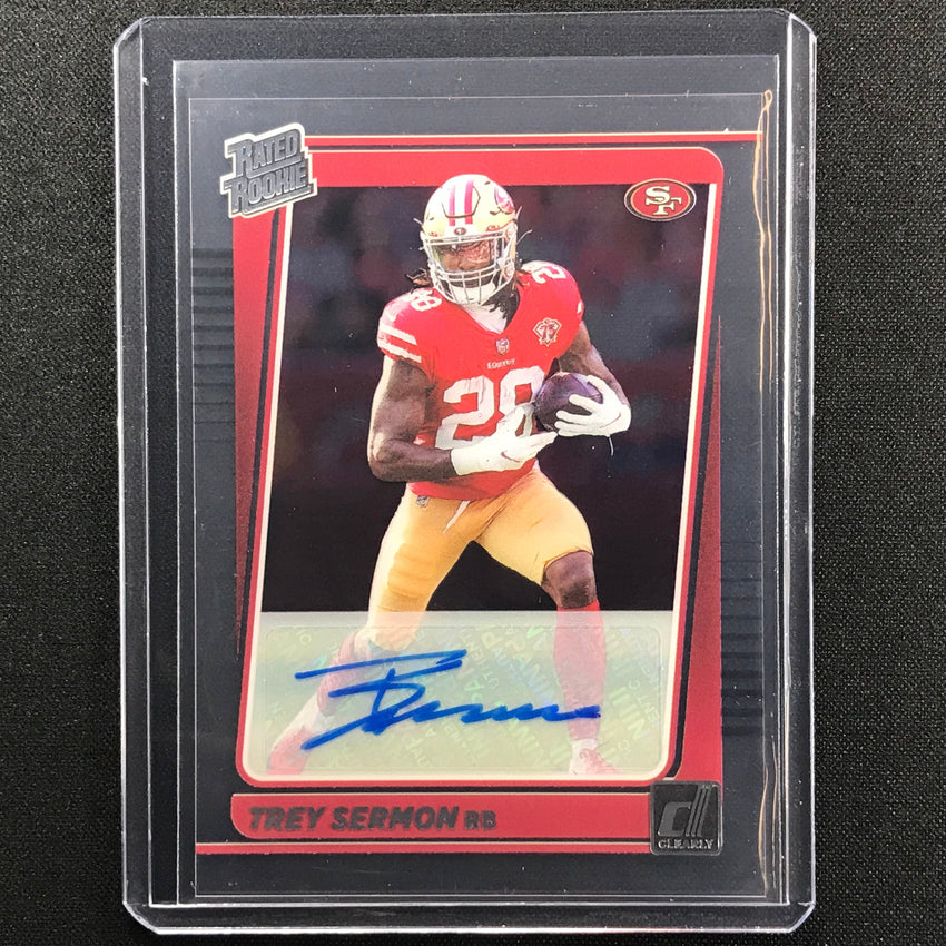 2021 Clearly Donruss TREY SERMON Rated Rookie Autograph #79