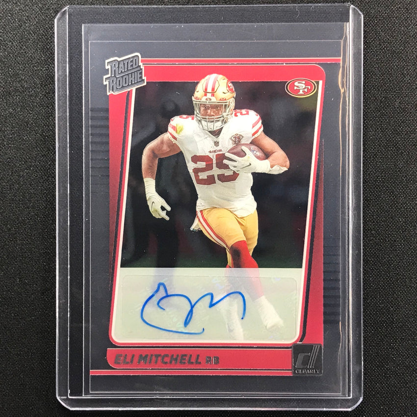 2021 Clearly Donruss ELI MITCHELL Rated Rookie Autograph #97