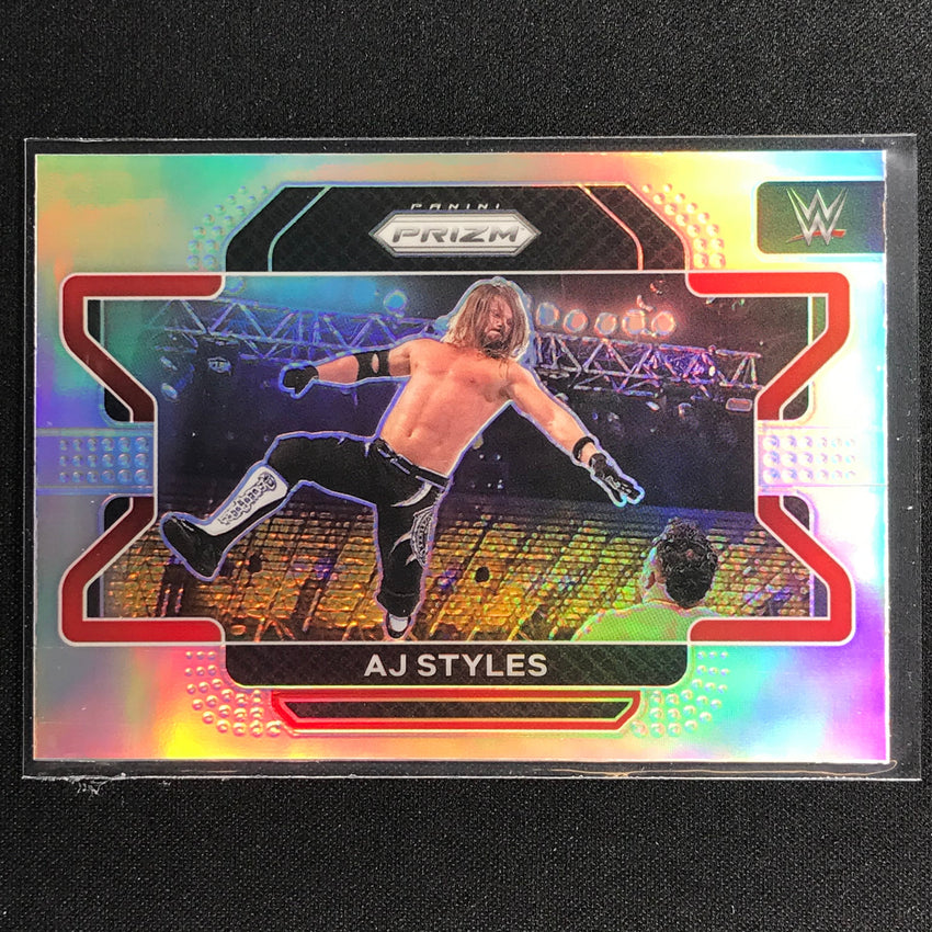 2022 Prizm AJ STYLES Horizontal Silver #7