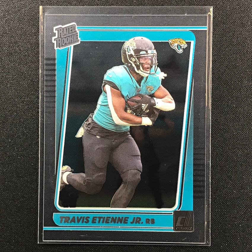 2021 Clearly Donruss TRAVIS ETIENNE JR. Rated Rookie Base #59