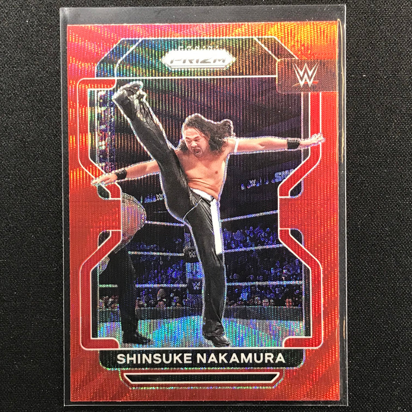 2022 Prizm SHINSUKE NAKAMURA Vertical Ruby Wave #138