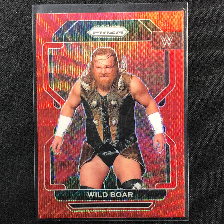 2022 Prizm WILD BOAR Vertical Ruby Wave #139