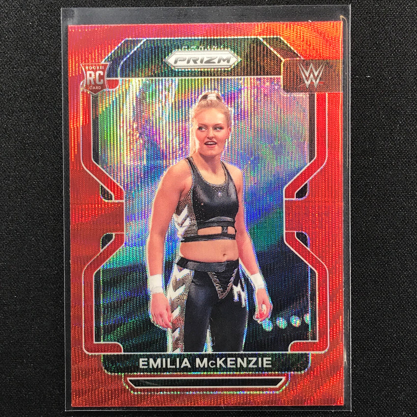 2022 Prizm EMILIA MCKENZIE Vertical Rookie Ruby Wave #182