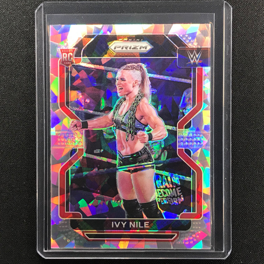 2022 Prizm IVY NILE Vertical Rookie Cracked Ice #184