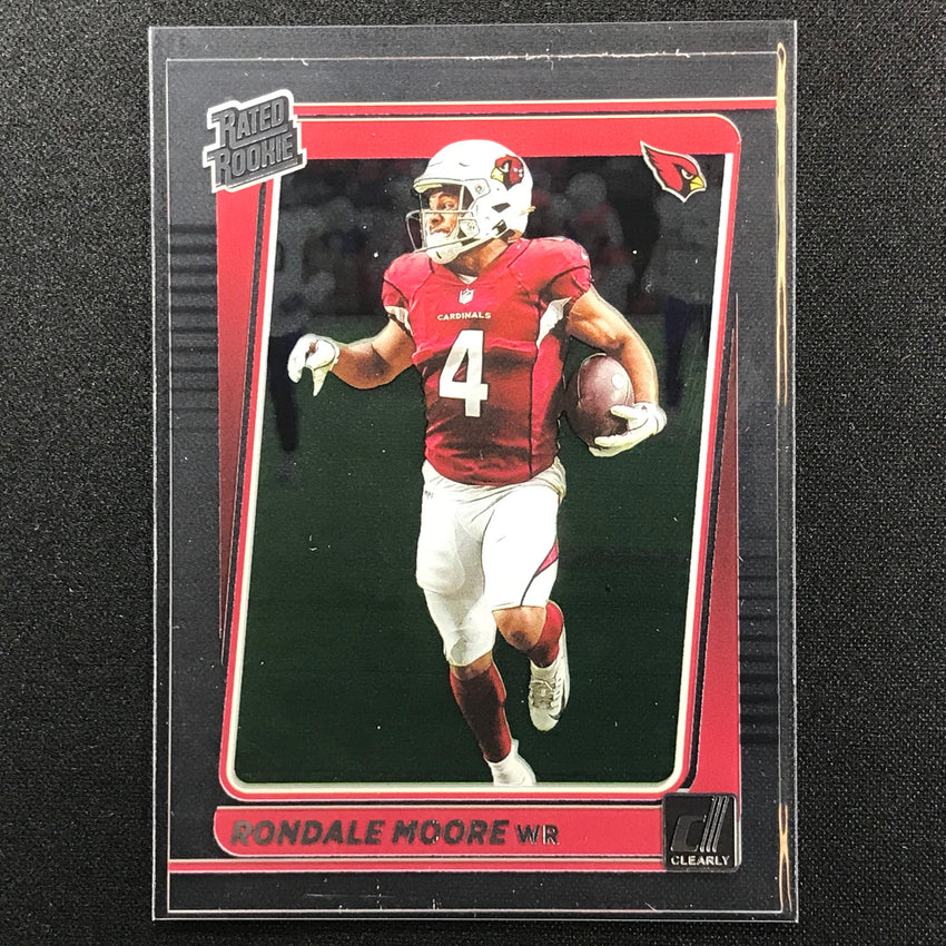2021 Clearly Donruss RONDALE MOORE Rated Rookie Base #71