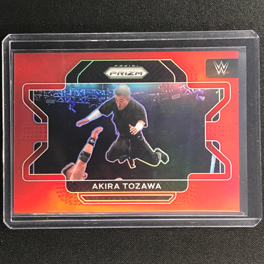 2022 Prizm Akira Tozawa Horizontal Red 39/299