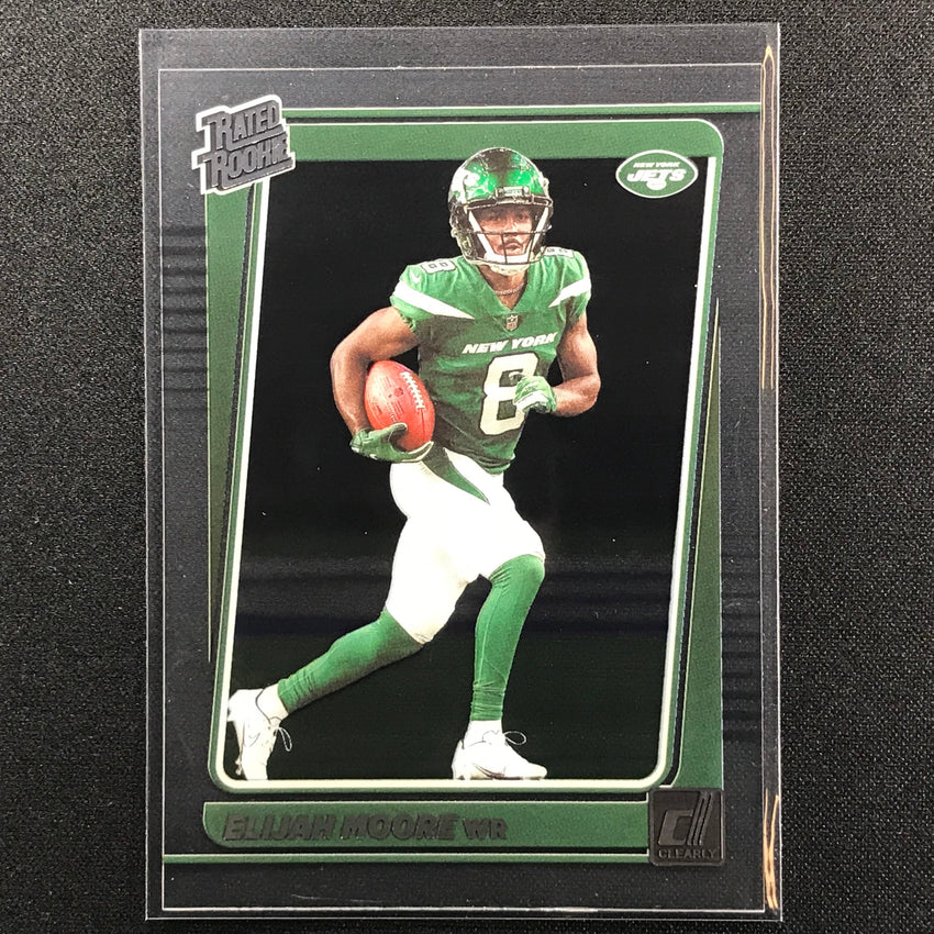 2021 Clearly Donruss ELIJAH MOORE Rated Rookie Base #72