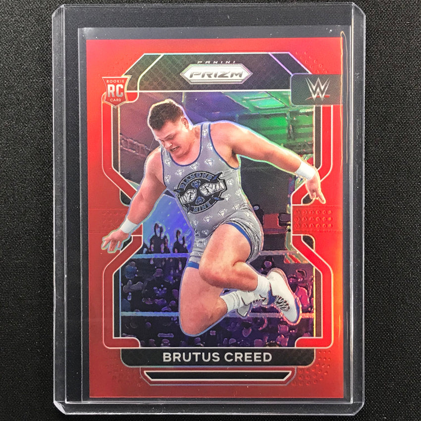 2022 Prizm Brutus Creed Vertical Rookie Red 192/299