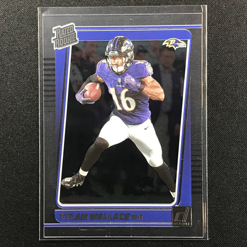 2021 Clearly Donruss TYLAN WALLACE Rated Rookie Base #74