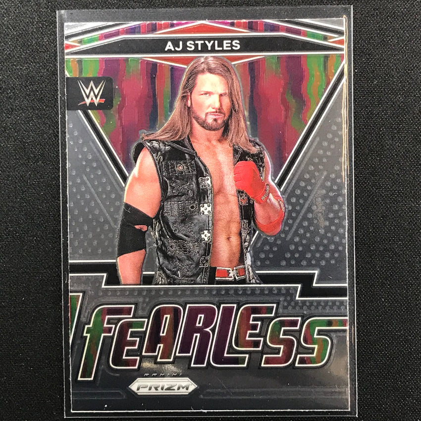 2022 Prizm AJ STYLES Fearless Base #17