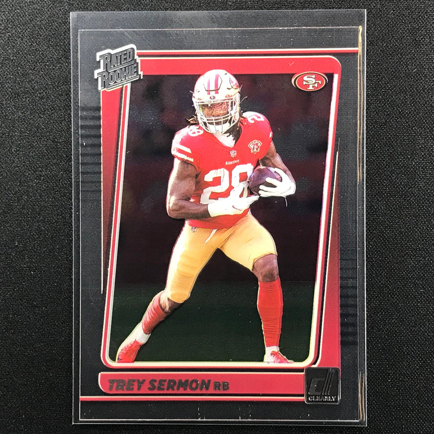 2021 Clearly Donruss TREY SERMON Rated Rookie Base #79