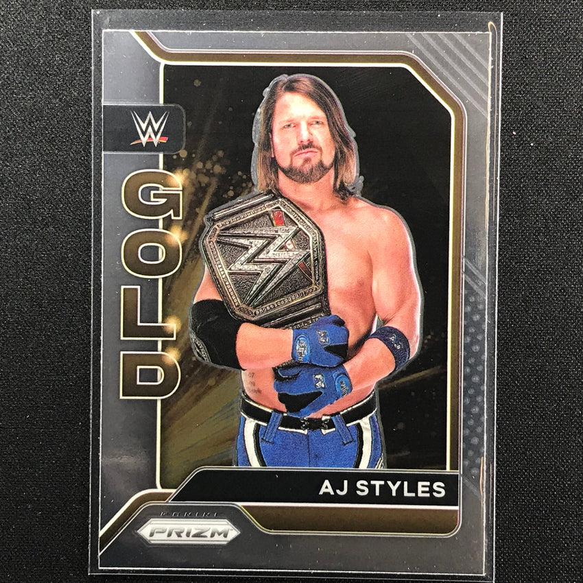 2022 Prizm AJ STYLES Gold Base #20