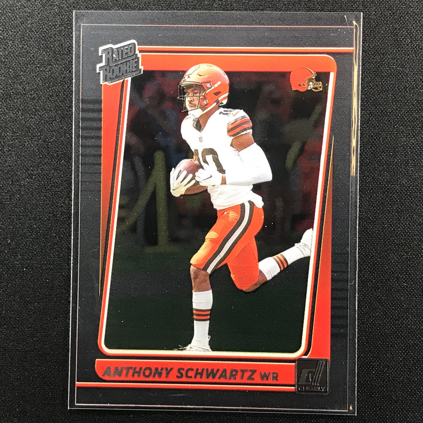2021 Clearly Donruss ANTHONY SCHWARTZ Rated Rookie Base #82