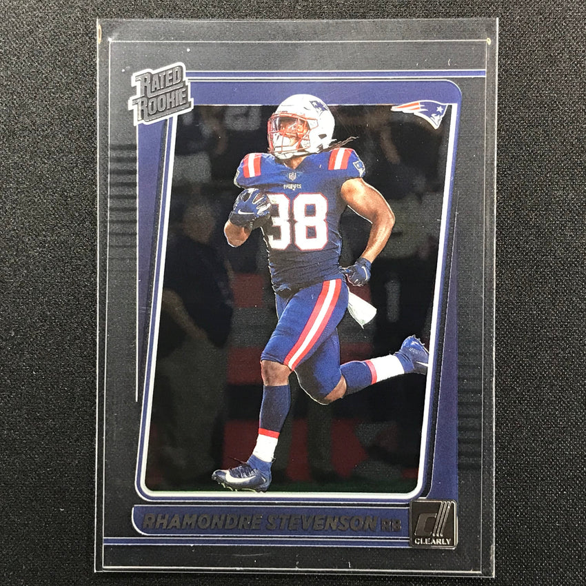 2021 Clearly Donruss RHAMONDRE STEVENSON Rated Rookie Base #86