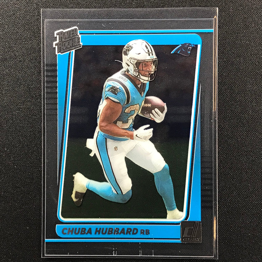 2021 Clearly Donruss CHUBA HUBBARD Rated Rookie Base #87