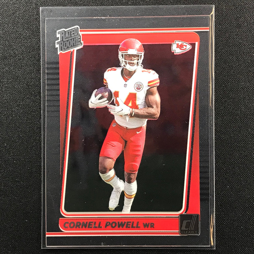 2021 Clearly Donruss CORNELL POWELL Rated Rookie Base #89