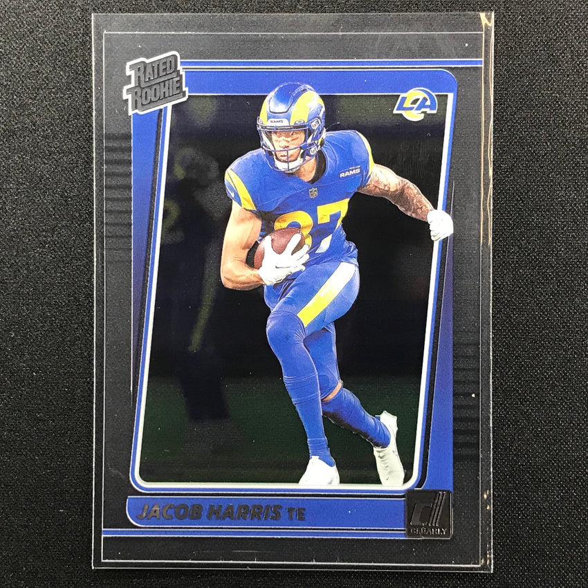 2021 Clearly Donruss JACOB HARRIS Rated Rookie Base #90