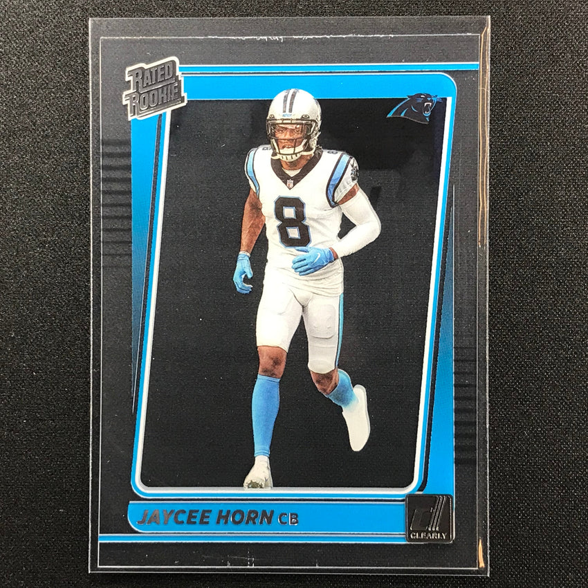 2021 Clearly Donruss JAYCEE HORN Rated Rookie Base #93