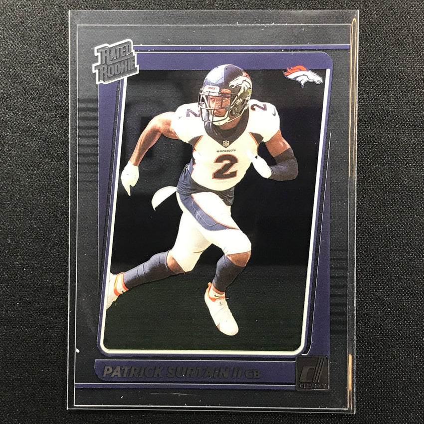 2021 Clearly Donruss PATRICK SURTAIN II Rated Rookie Base #94