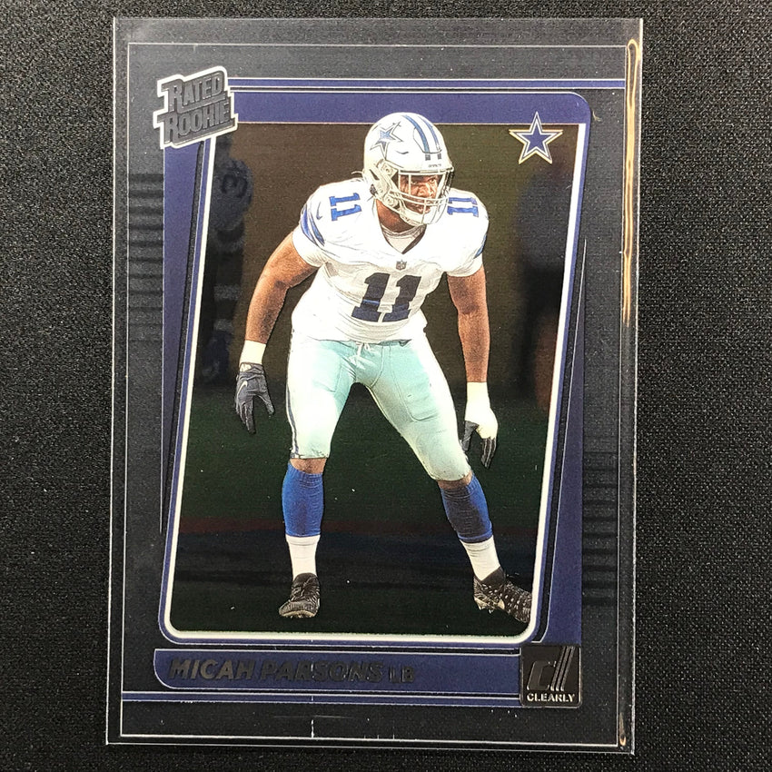 2021 Clearly Donruss MICAH PARSONS Rated Rookie Base #95