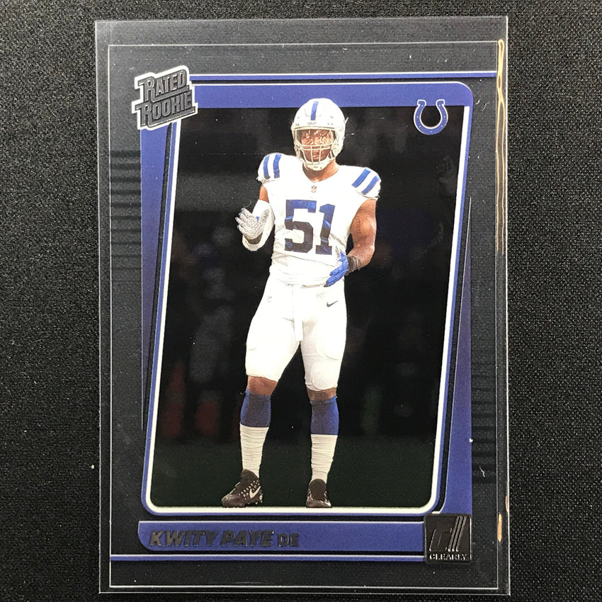 2021 Clearly Donruss KWITY PAYE Rated Rookie Base #96