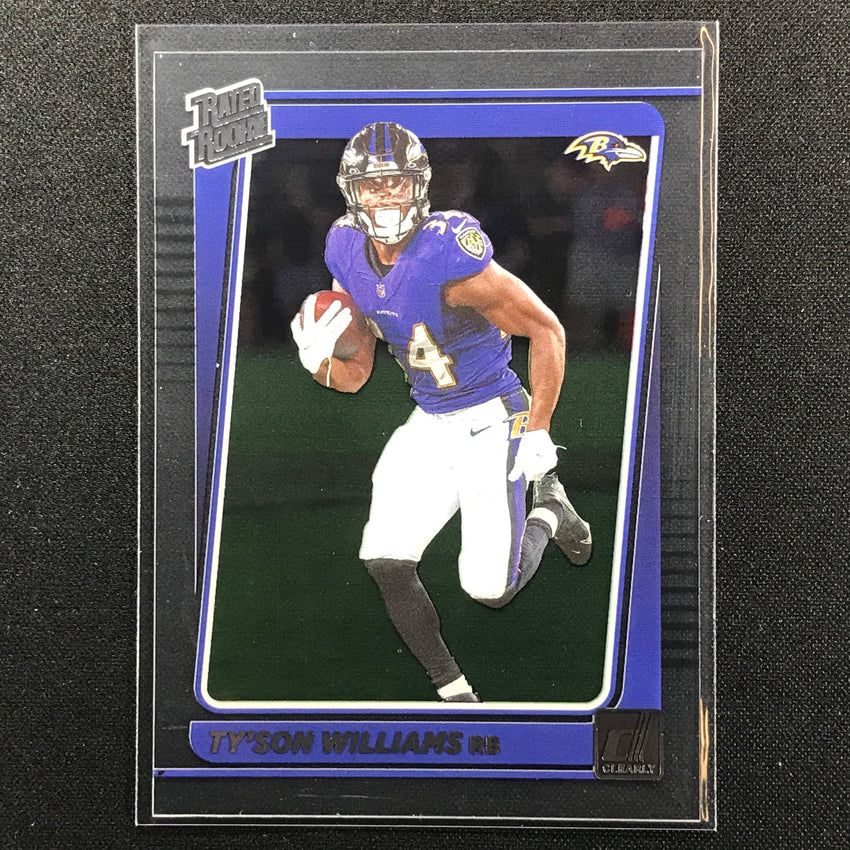 2021 Clearly Donruss Tyson Williams Rated Rookie Base No 99