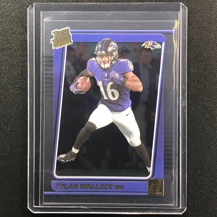 2021 Clearly Donruss TYLAN WALLACE Rated Rookie Gold #74