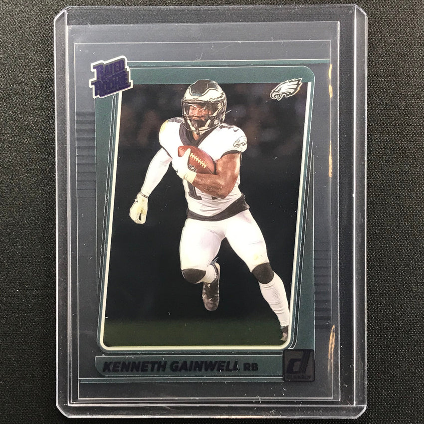 2021 Clearly Donruss KENNETH GAINWELL Rated Rookie Purple #68