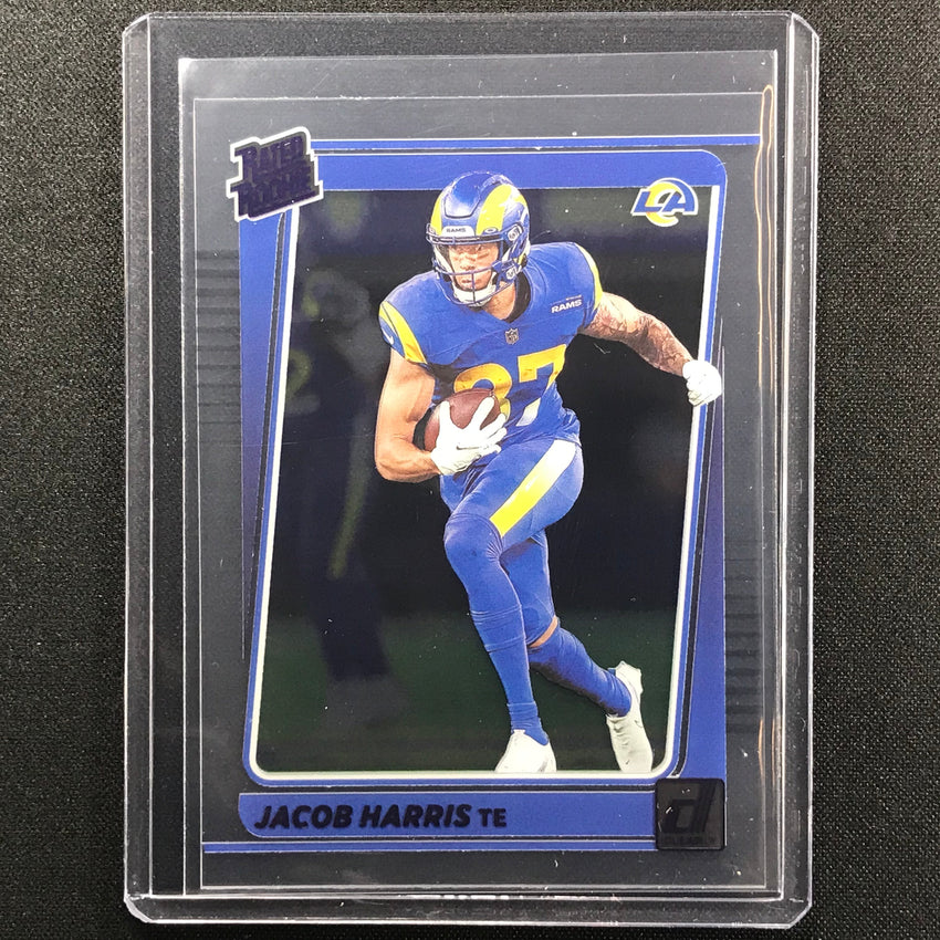 2021 Clearly Donruss JACOB HARRIS Rated Rookie Purple #90